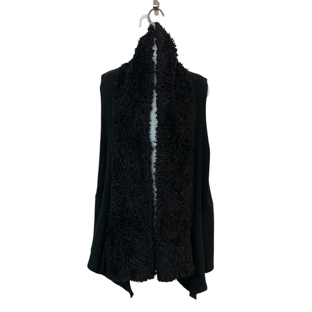 LAUREN MICHELLE Vintage Fuzzy Collar Sweater Vest